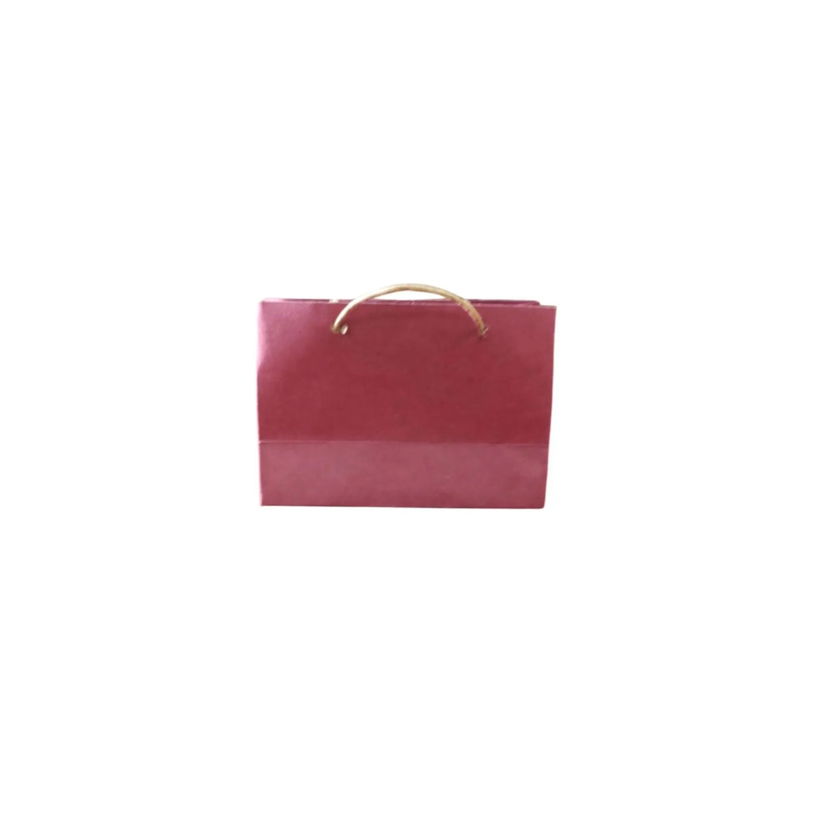 bolsa para regalo kraft rojo horizontal