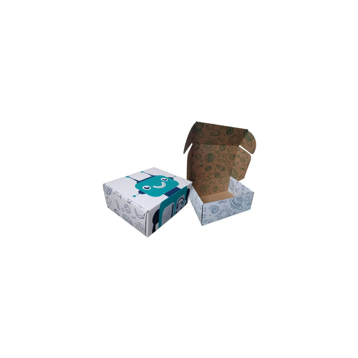 caja para regalo robot