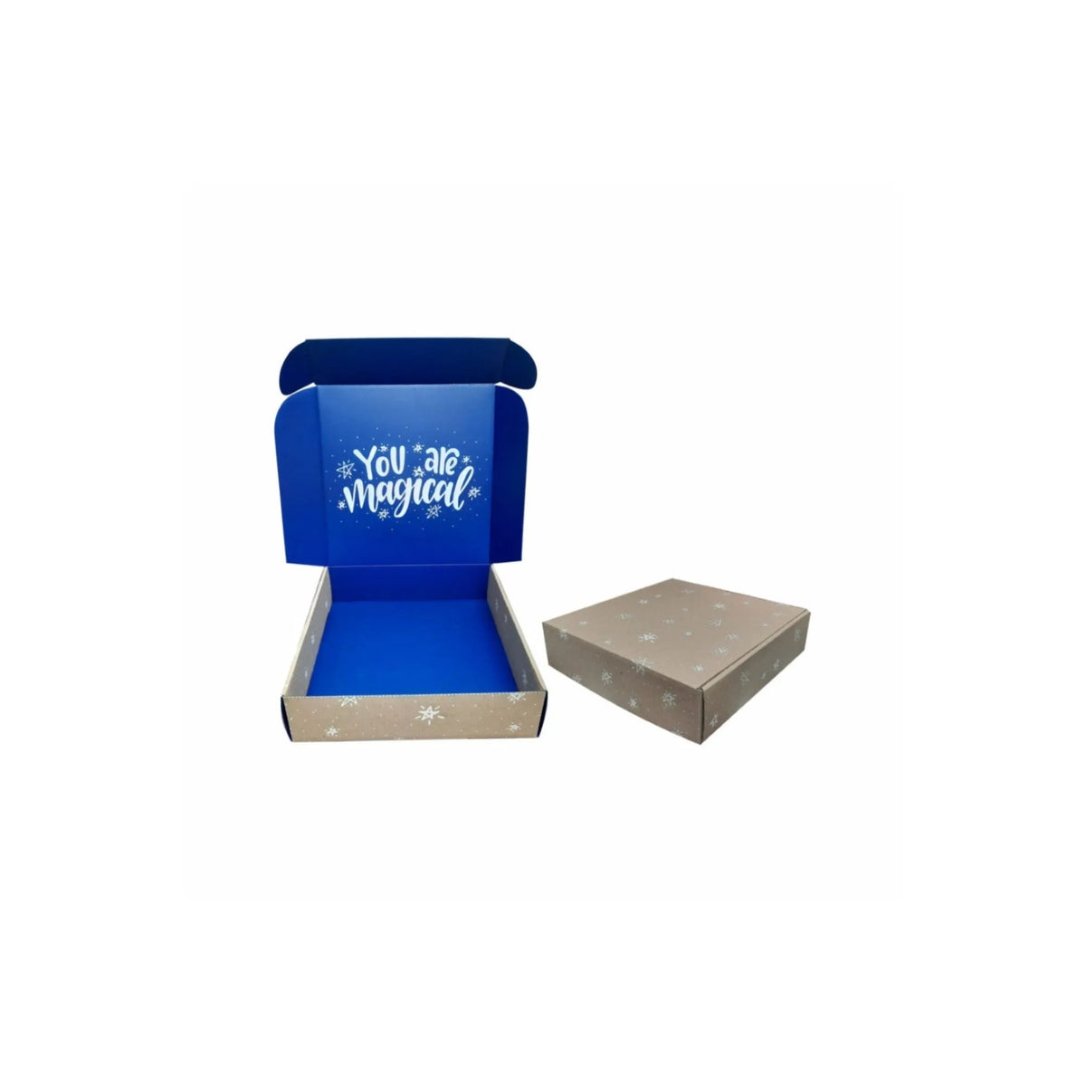 caja para regalo interior azul you are mágica