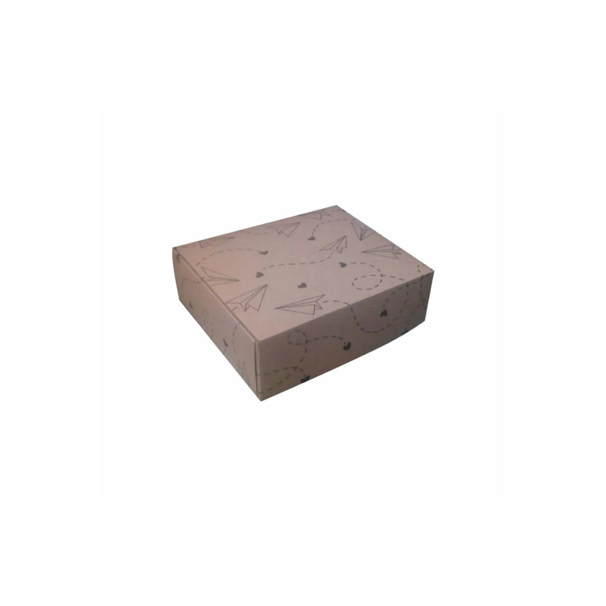 caja para regalo tipo maletin avión de papel