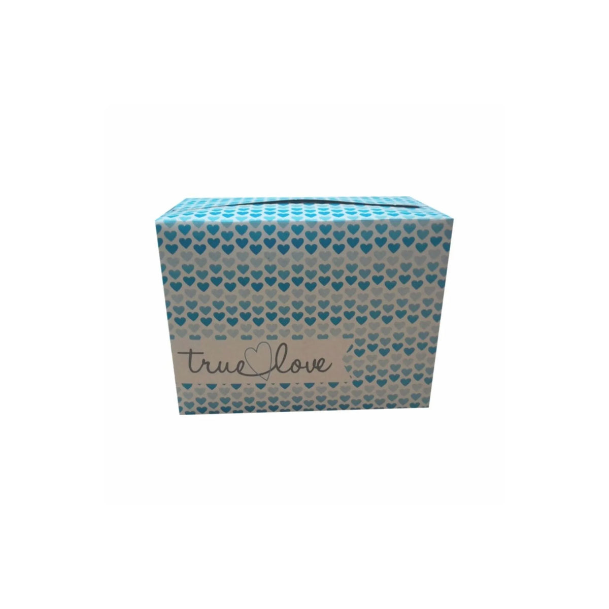 caja para regalo multiusos true love azul