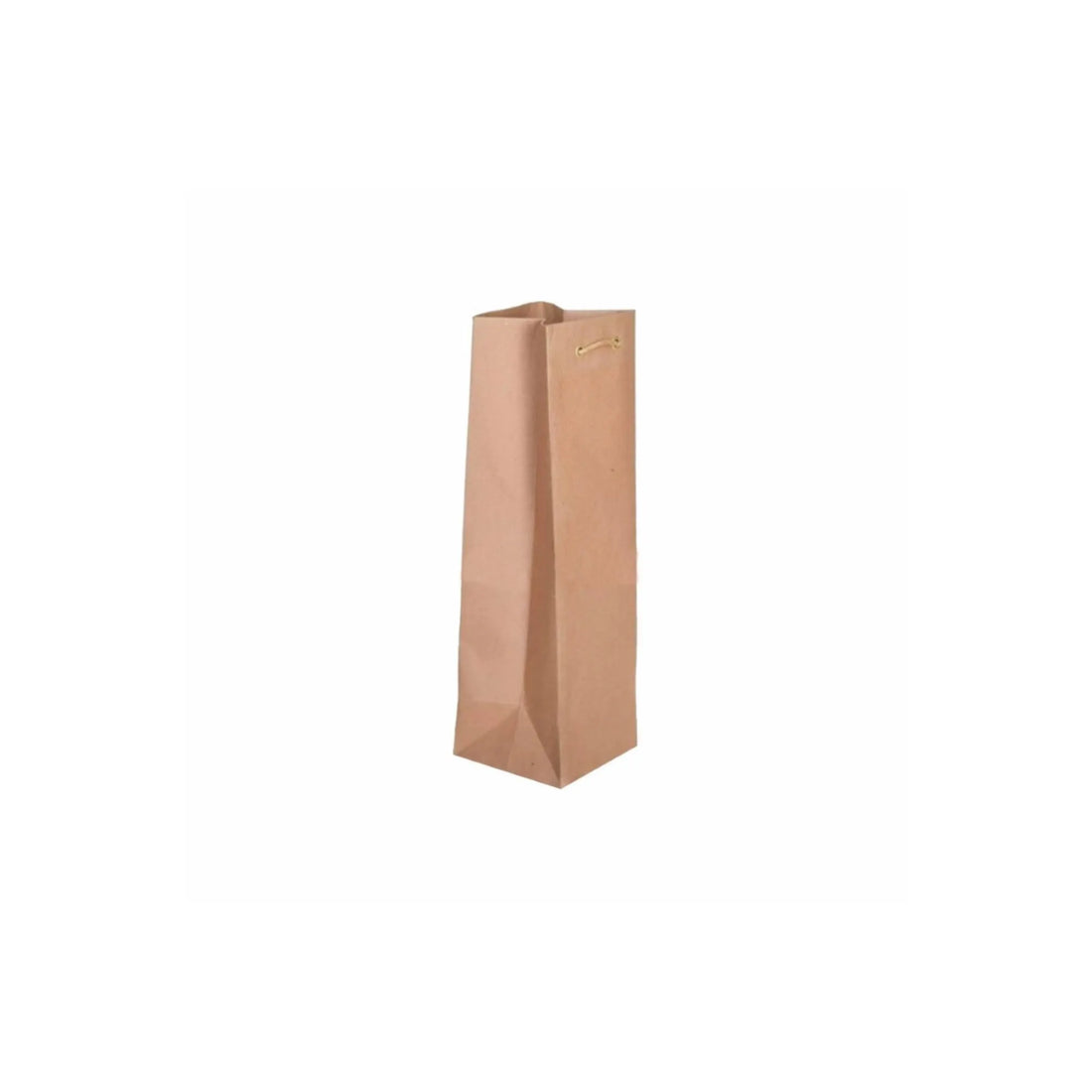 bolsa para botella  kraft con ojillos