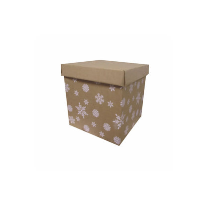caja cubo kraft rosa grande 6355