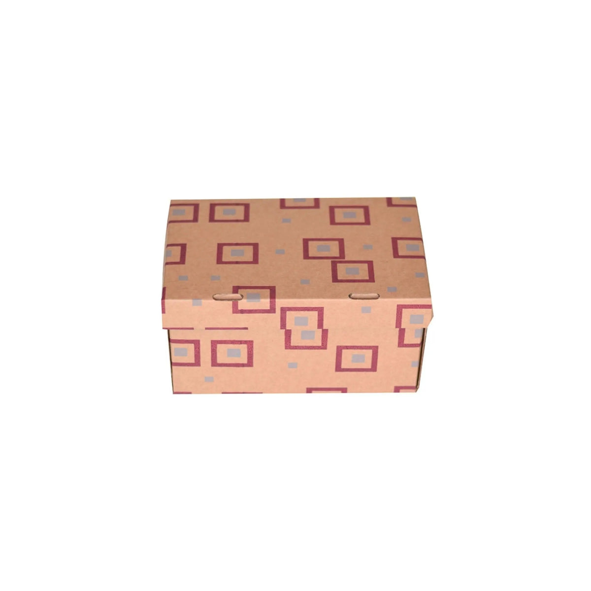 caja neceser cuadros rojos 1805C