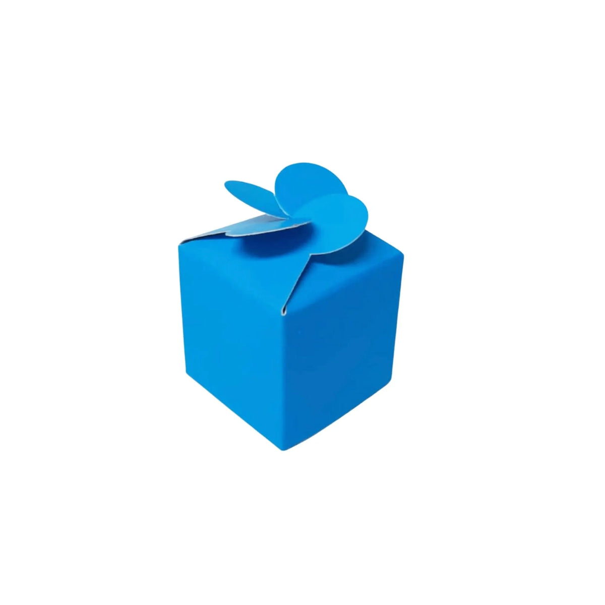 caja bolo azul turquesa