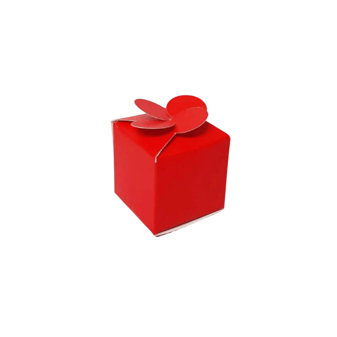 caja bolo roja