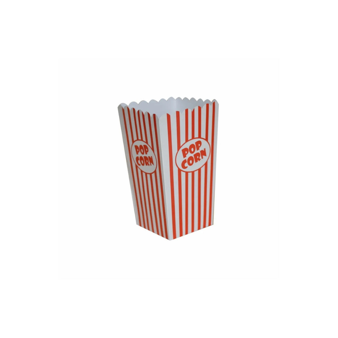 caja para palomitas por con chica 