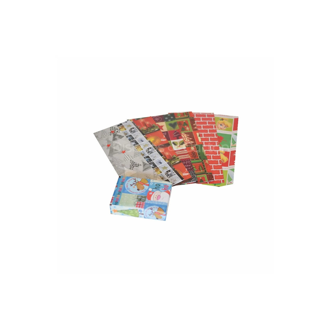 papel para regalo couche navideño 